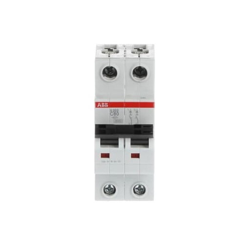 Miniature Circuit Breaker - S200 80-100A - 2P - 80 A - C - AC 6 kA