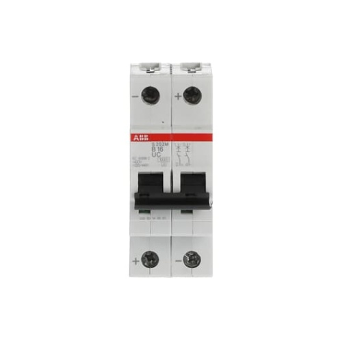 Miniature Circuit Breaker - S200MUC - 2P - 16 A - B - AC 10 kA