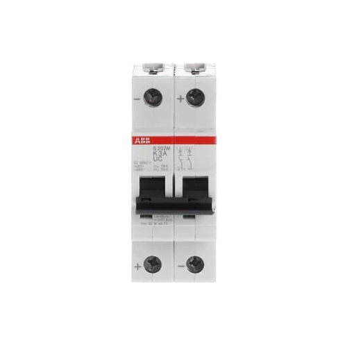 Miniature Circuit Breaker - S200MUC - 2P - 3 A - K - AC 10 kA