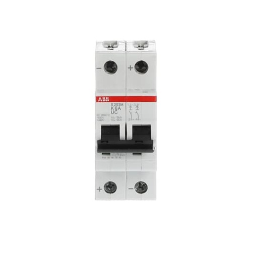 Miniature Circuit Breaker - S200MUC - 2P - 6 A - K - AC 10 kA