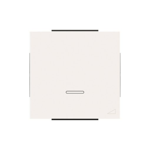 Cover dimmer Without imprint for Switchdimmer Single push button White - Sky Niessen