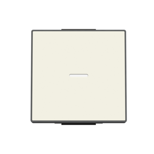 Rocker Without imprint for Switchpush button, Single rocker White - Sky Niessen