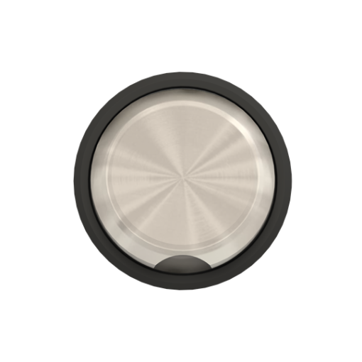 Cover plate Cable outlet with Without imprint Black - Skymoon