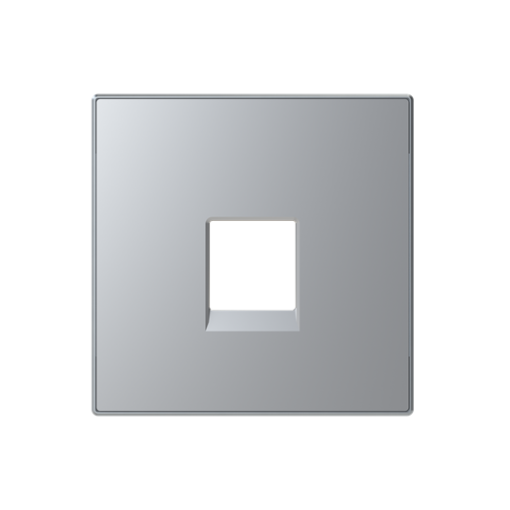 Cover plate Data connection 1 gang Silver - Sky Niessen