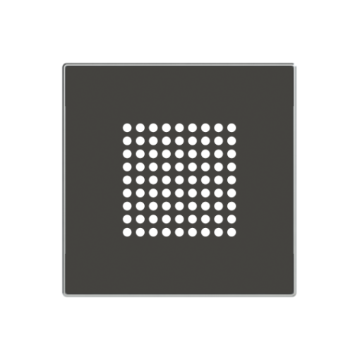 Cover plate Loudspeaker Black - Sky Niessen