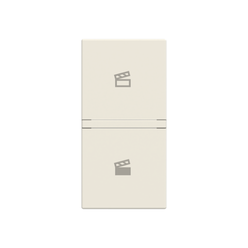 Rocker Scene symbol for Switchpush button, One-part rocker White - Zenit