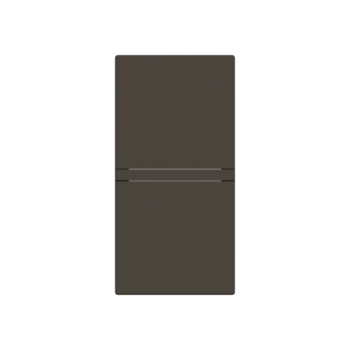 Rocker Without imprint for Switchpush button, One-part rocker Anthracite - Zenit