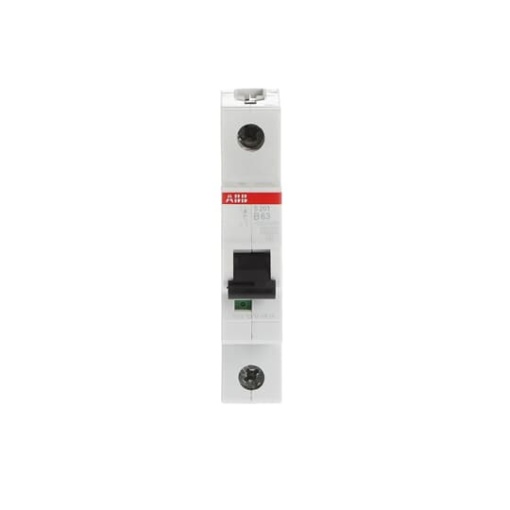Miniature Circuit Breaker - S200 - 1P - 63 A - B - AC 6 kA