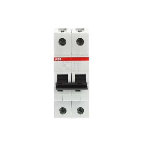 Miniature Circuit Breaker - S200M - 2P - 1 A - D - AC 10 kA