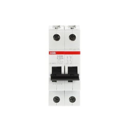 Miniature Circuit Breaker - S200M - 2P - 32 A - K - AC 10 kA