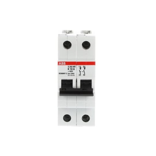 Miniature Circuit Breaker - S200MT - 2P - 10 A - K - 230 V AC 10 kA