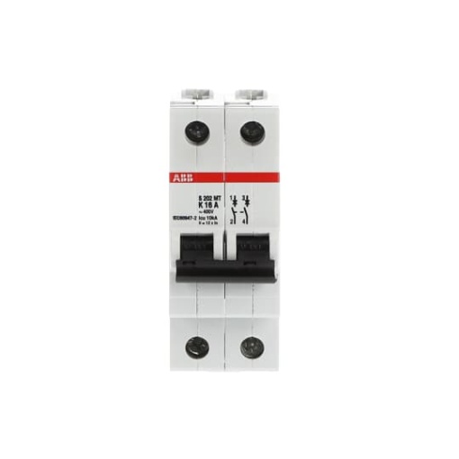 S202MT-K16 Miniature Circuit Breaker - 2P - K - 16 A