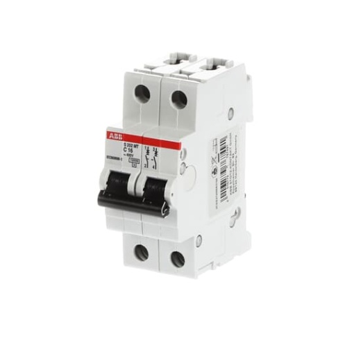S202MT-C16 Miniature Circuit Breaker - 2P - C - 16 A
