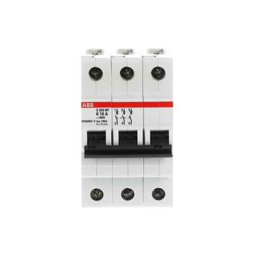 S203MT-K16 Miniature Circuit Breaker - 3P - K - 16 A