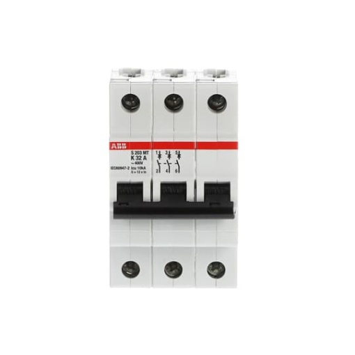 S203MT-K32 Miniature Circuit Breaker - 3P - K - 32 A