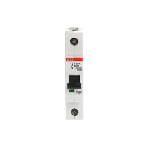 S201P-C20 Miniature Circuit Breaker - 1P - C - 20 A