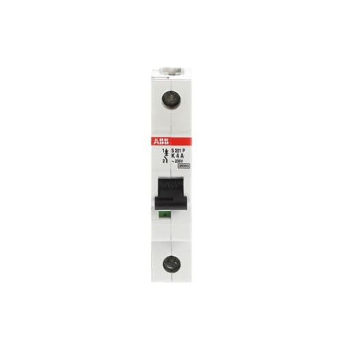 S201P-K4 Miniature Circuit Breaker - 1P - K - 4 A