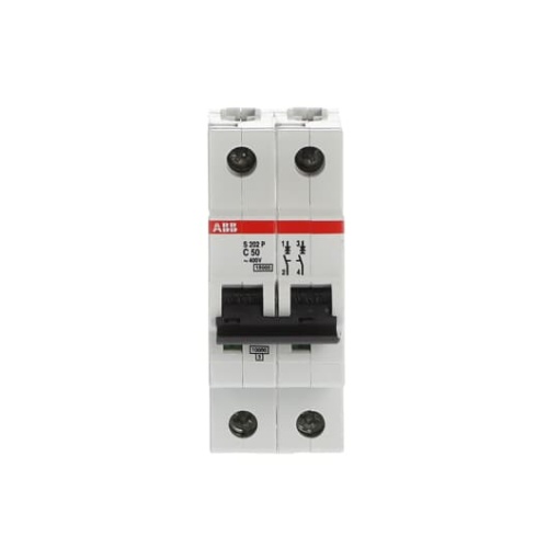 S202P-C50 Miniature Circuit Breaker - 2P - C - 50 A
