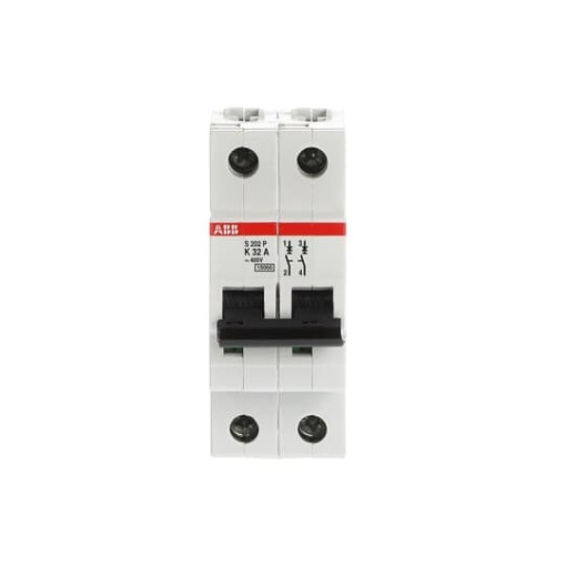 S202P-K32 Miniature Circuit Breaker - 2P - K - 32 A