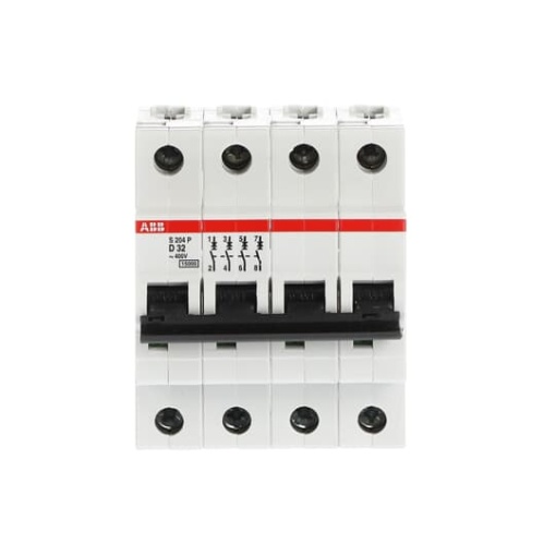 S204P-D32 Miniature Circuit Breaker - 4P - D - 32 A