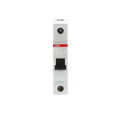 Miniature Circuit Breaker - SH200 - 1P - 4 A - C - AC 6 kA