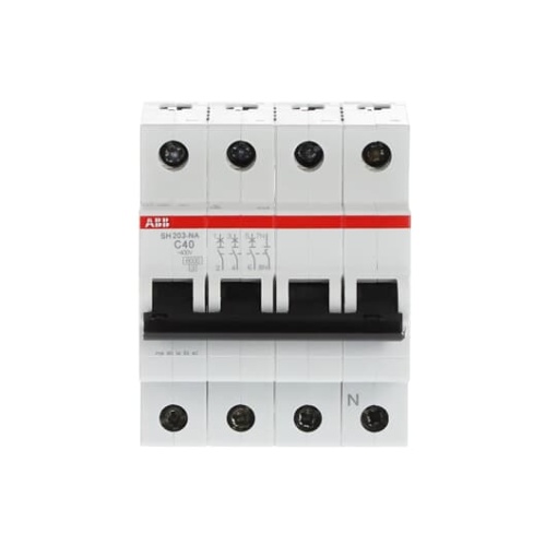 Miniature Circuit Breaker - SH200 - 3PN - 40 A - C - AC 6 kA
