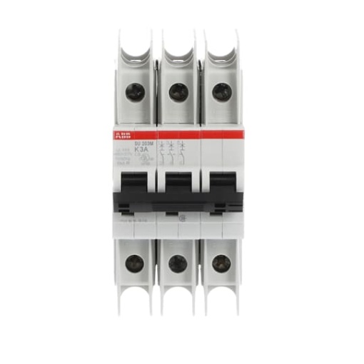 Miniature Circuit Breaker - SU200M - 3P - 3 A - K - 400 V AC 11.2 kA