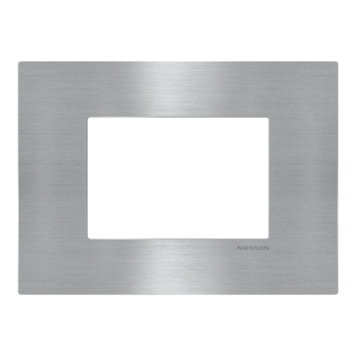 Frame 1-gang Stainless Steel - Zenit