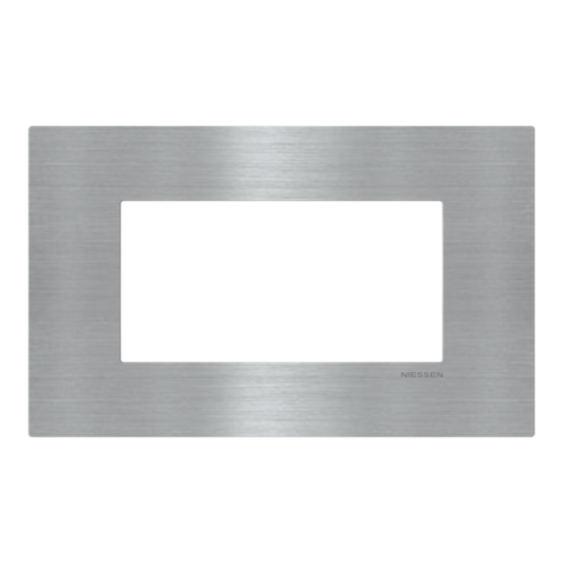 Frame 1-gang Stainless Steel - Zenit