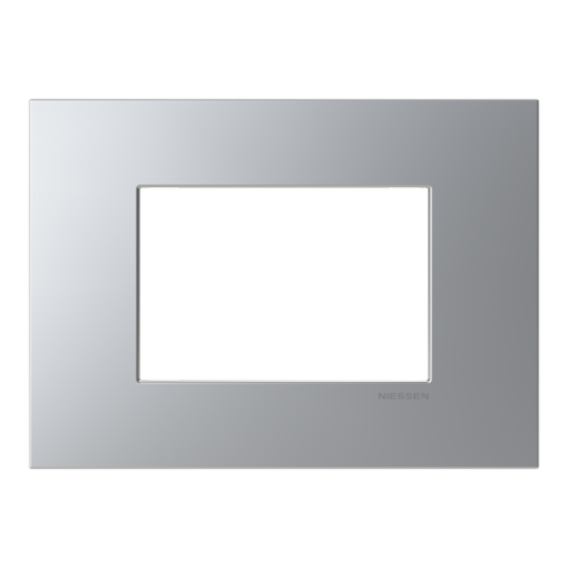 Frame 1-gang Silver - Zenit