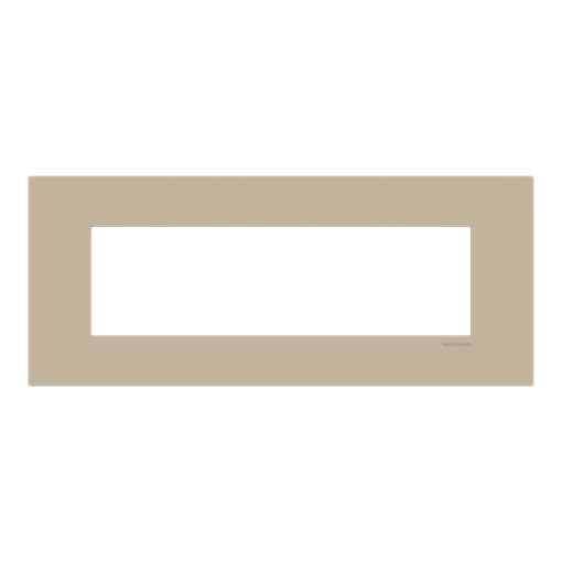 Frame 7 modules 1gang Champagne - Zenit