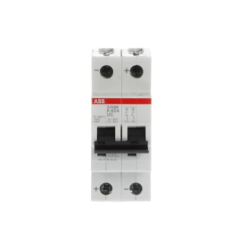 Miniature Circuit Breaker - S200MUC - 2P - 40 A - K - AC 10 kA