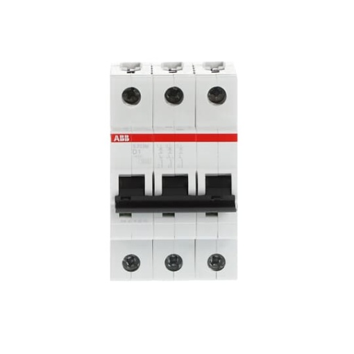 Miniature Circuit Breaker - S200M - 3P - 1 A - D - AC 10 kA