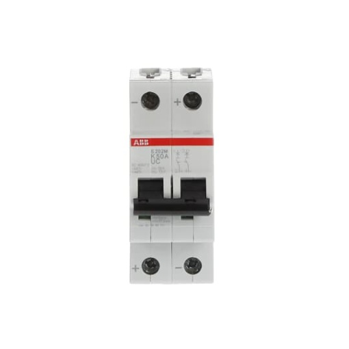 Miniature Circuit Breaker - S200MUC - 2P - 50 A - K - AC 10 kA