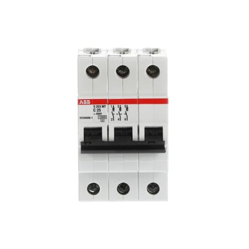 S203MT-C25 Miniature Circuit Breaker - 3P - C - 25 A