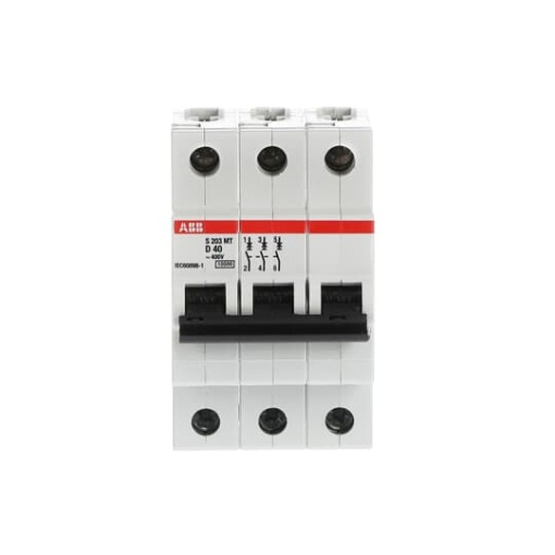S203MT-D40 Miniature Circuit Breaker - 3P - D - 40 A