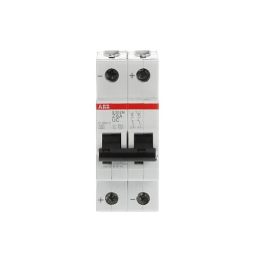 Miniature Circuit Breaker - S200MUC - 2P - 6 A - Z - AC 10 kA