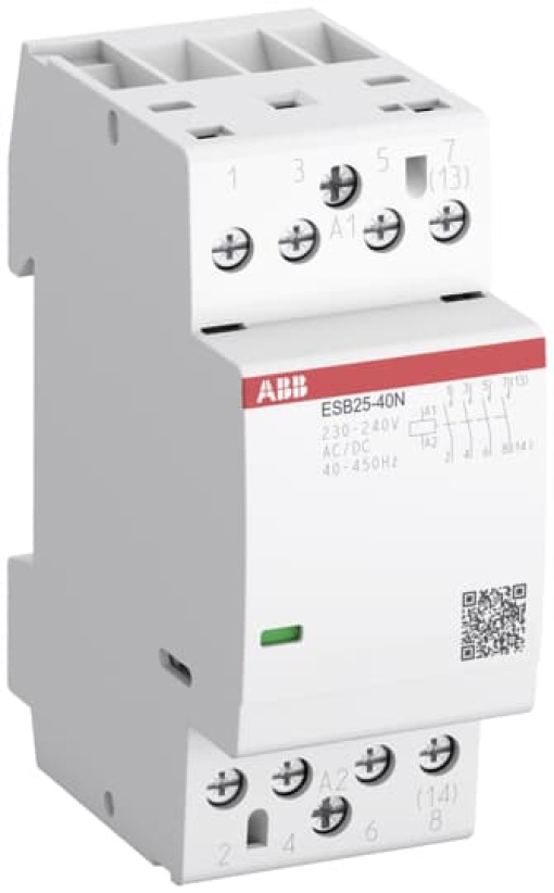 ESB25-04N-01 Installation Contactor NC 25 A - 0 NO - 4 NC - 24 V - Control Circuit 400 Hz