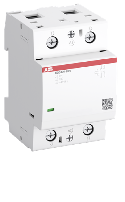 ESB100-20N-01 Installation Contactors NO 100 A - 2 NO - 0 NC - 24 V - Control Circuit 400 Hz