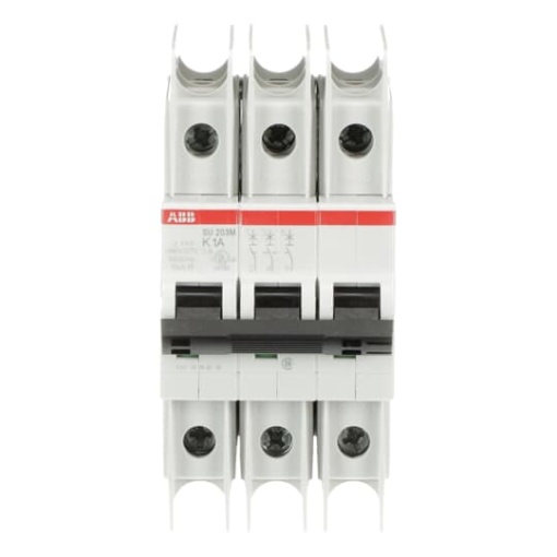 Miniature Circuit Breaker - SU200M - 3P - 1 A - K - 400 V AC 11.2 kA