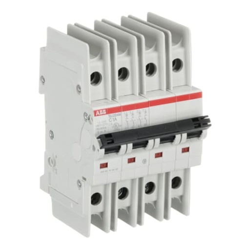 Miniature Circuit Breaker - SU200M - 4P - 1 A - C - 400 V AC 11.2 kA