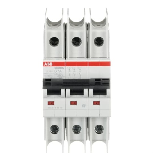 Miniature Circuit Breaker - SU200M - 3P - 7 A - C - 400 V AC 11.2 kA