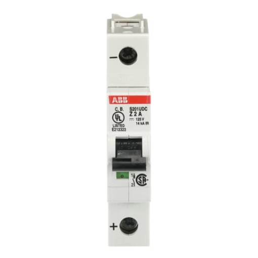 Miniature Circuit Breaker - S200UDC - 1P - 2 A - Z - 230 V AC 14 kA