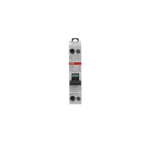 Miniature circuit breaker - SN201 - N Left - 1PN - 25 A - C - 230 V 6 kA