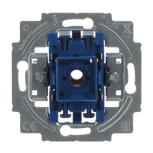 Flush Mounted Inserts Off switch 1-pole for 1 rocker, 10 A