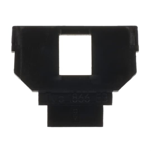Socket Fixing Plate for Modular Jack 1 gang anthracite