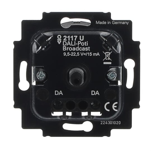 Busch-Rotary-Dimmer Insert DALI Turnpush button with Orientation light