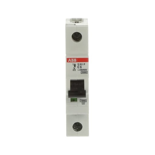 S201P-C6 Miniature Circuit Breaker - 1P - C - 6 A