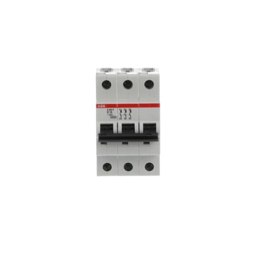 S203P-D10 Miniature Circuit Breaker - 3P - D - 10 A