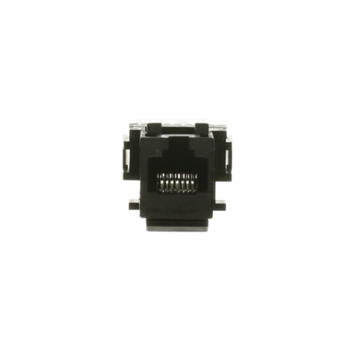 Modular jack insert Keystone Modular Jack 8PP Cat 3 Bus jack RJ45 88 Straight version black